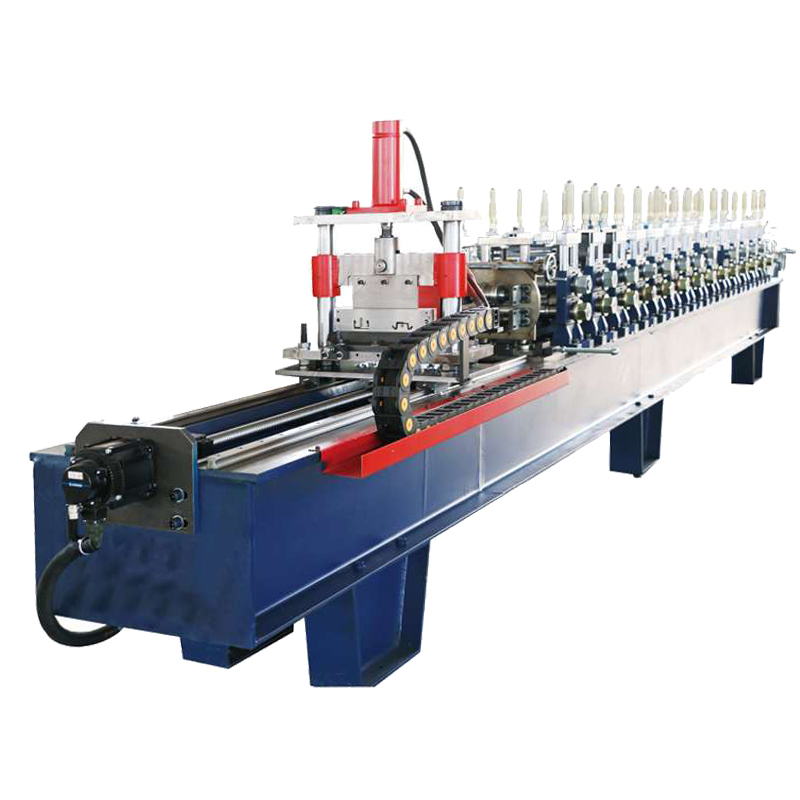 U Purline And C Puline Section Roll Forming Machine Fully Automatic Width Change 0.3-1.0mm Thickness