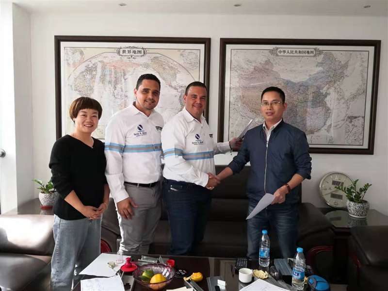 Mr. Nestor Visited To See Our Stud And Track Roll Forming Machine