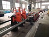 Square pipe making machine with punching 