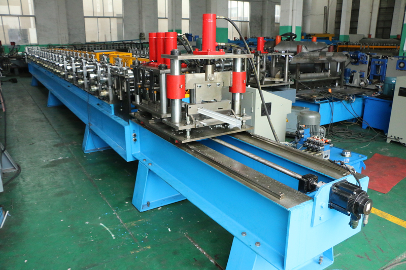 Doulbe Row High Speed 0.7-1.2mm Cable Tray Roll Forming Machine