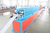 Door Frame Roll Forming Machine Servo Motor Pre-punch and Flying Saw Miter Cutting