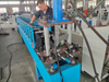 Rack Post C Shape Roll Forming Machine With Punching Holes Fully Automatical 