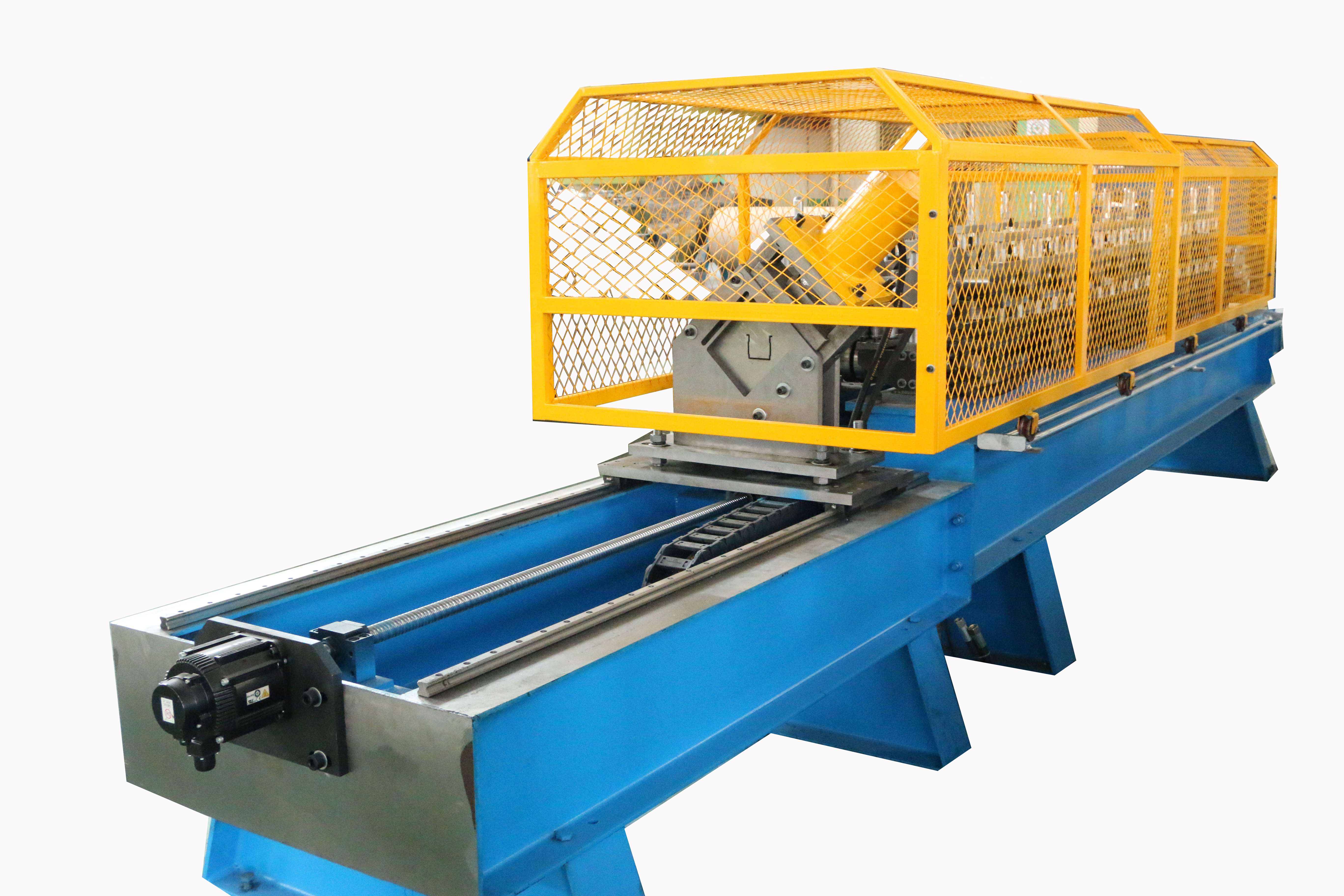 Automatic Multiple Size U Section Steel Profile Shaped Light Steel Cold Roll Forming Machine